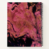 大理石、水色 ノートブック (裏面)