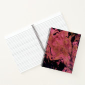 大理石、水色 ノートブック (内部)