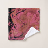 大理石、水色 バスタオルセット (ウォッシュタオル)