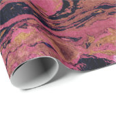 大理石、水色 ラッピングペーパー (ロールコーナー)