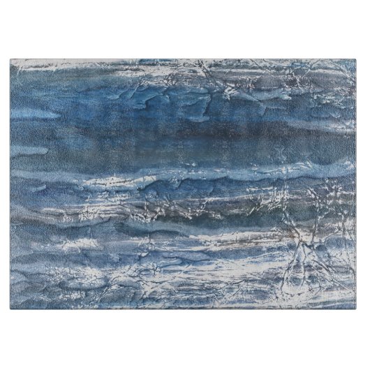 大理石（灰色青） カッティングボード (正面)