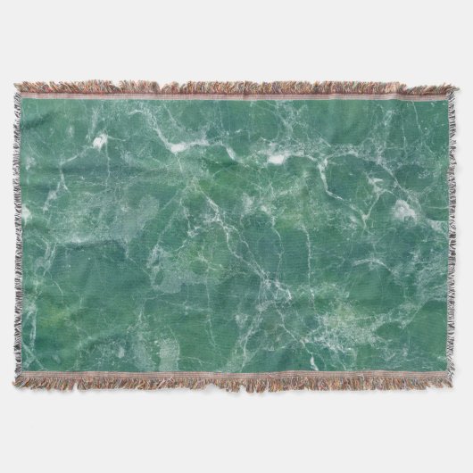 大理石(緑) スローブランケット (正面)