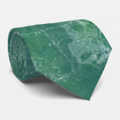 大理石（緑） ネクタイ (ロール)
