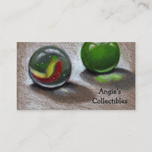 大理石: 芸術: 現実主義の名刺: 収集品 名刺 (正面)