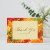 大理石 赤, オレンジ, ゴールド, イエロー サンキューカード (スタンド正面)