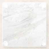 大理石(金ゴールドスモダンラブ) ガラスコースター (裏面)