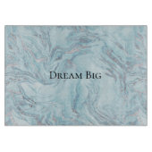 大理石（青） カッティングボード (正面)