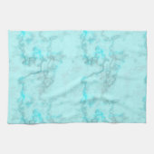 大理石（青） キッチンタオル (横)