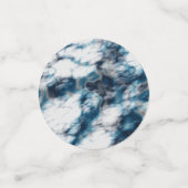 大理石（青） コンフェッティ (スモール正面)