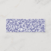 大理石（青） スキニー名刺 (裏面)