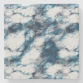 大理石（青） ストーンコースター (正面)