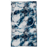 大理石（青） スモールペーパーバッグ (裏面)