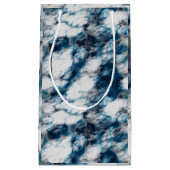 大理石（青） スモールペーパーバッグ (正面)