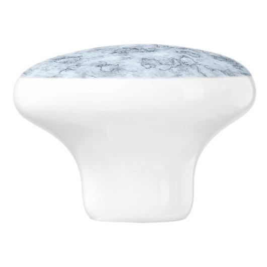大理石（青） セラミックノブ (側面)