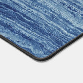 大理石（青） デスクマット (コーナー)