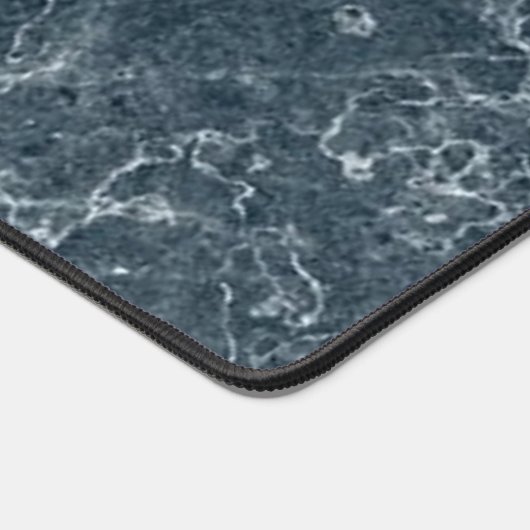 大理石（青） デスクマット (コーナー)