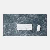 大理石（青） デスクマット (キーボード&マウス)