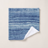 大理石（青） バスタオルセット (ウォッシュタオル)
