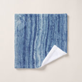 大理石(青) バスタオルセット (ウォッシュタオル)