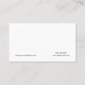 大理石（青） | ブラックトリム 名刺 (裏面)