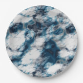 大理石（青） ペーパープレート (正面)