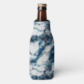 大理石（青） ボトルクーラー (ボトル正面)