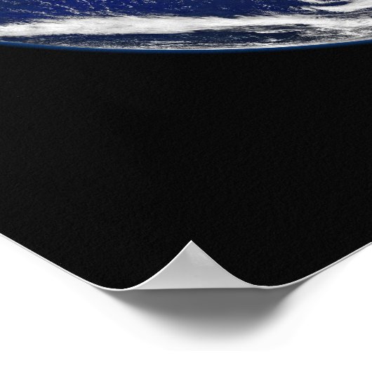 大理石（青） ポスター (角)