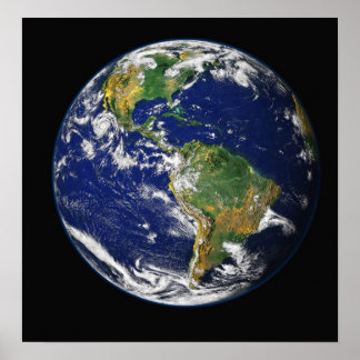 大理石（青） ポスター