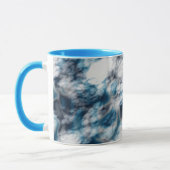 大理石（青） マグカップ (左)