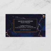 大理石（青） 名刺 (裏面)