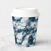 大理石（青） 紙コップ (正面)