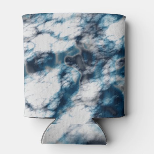 大理石（青） 缶クーラー (裏面)