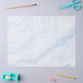 大理石（青） 薄葉紙 (クラフト)