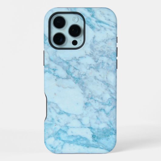 大理石（青） iPhoneケース (裏面)