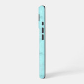 大理石（青） iPhone 16ケース (左側面)