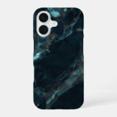 大理石(青) iPhone 16ケース (裏面)