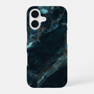 大理石(青) iPhone 16ケース