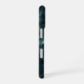 大理石(青) iPhone 16ケース (右側面)