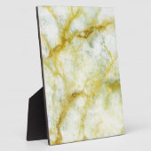 大理石（黄色ねじ付き） フォトプラーク (側面)
