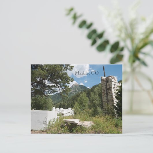 大理石、CO ポストカード (スタンド正面)