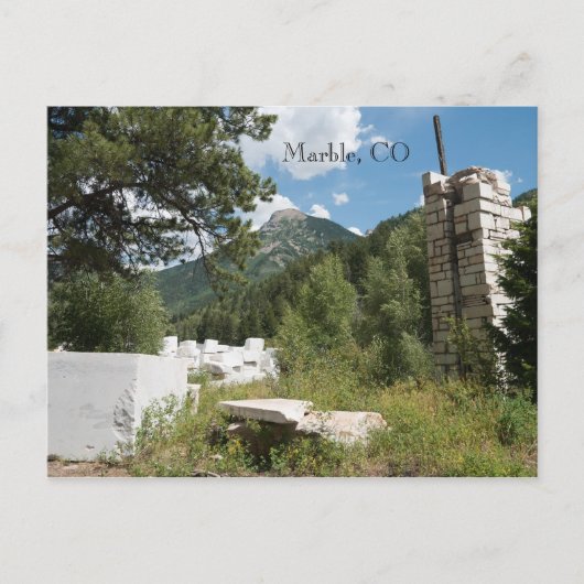大理石、CO ポストカード (正面)