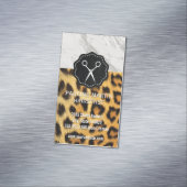 大理石 | Leopard Print Stylist マグネット名刺 (インサイチュ)
