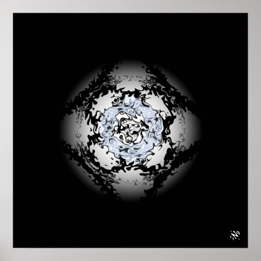 大理石（n° 0.1 marblesシリーズ） ポスター (正面)