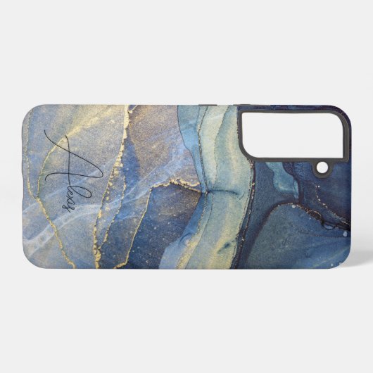 大理石 SAMSUNG GALAXYケース (裏面横)