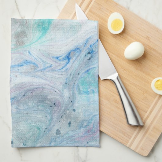 大理石I キッチンタオル (四つ折り)