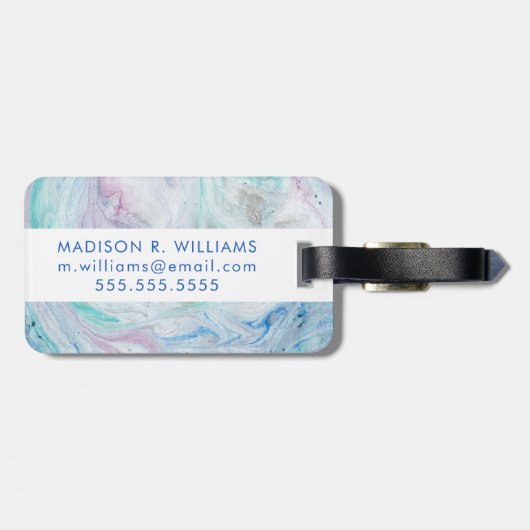 大理石I ラゲッジタグ (裏面横)