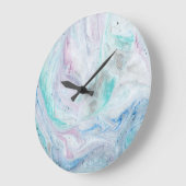 大理石I ラージ壁時計 (傾斜)