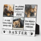 大理石Instaフォトコラージュ記念ペット記念 フォトプラーク (側面)