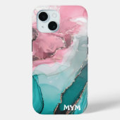 大理石iphone 15ケースメイト Case-Mate iPhoneケース (裏面)