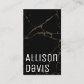 大理石QRコード 名刺 (正面)